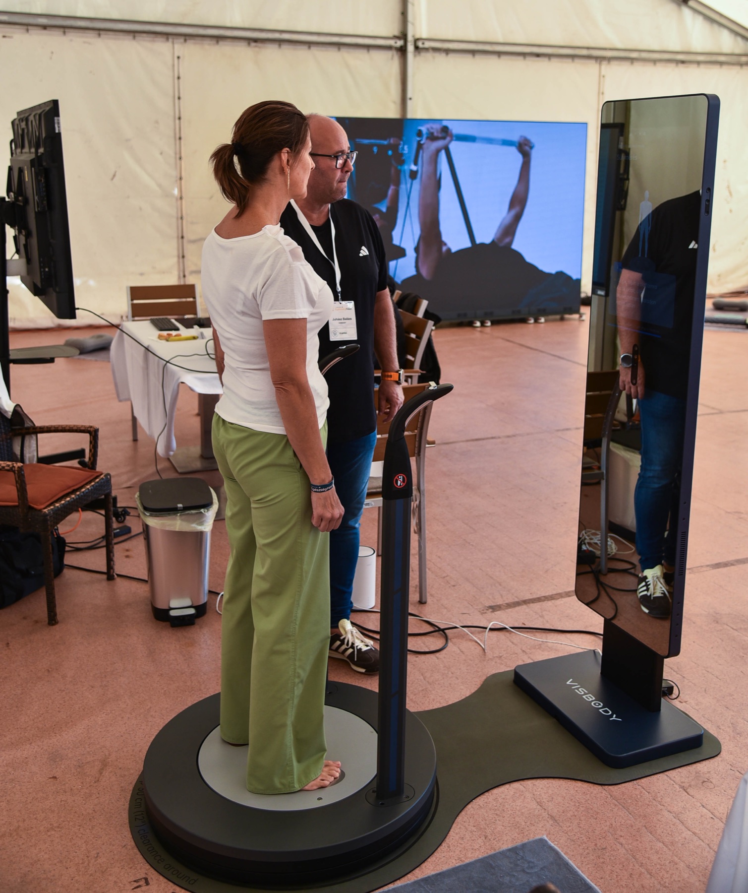 VISBODY testösszetétel-mérés az I. Szegedi EgészségFeszten